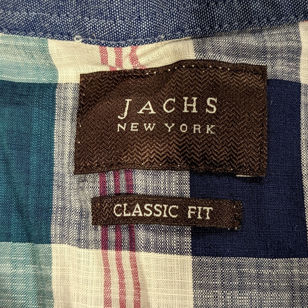Jachs New York Classic Fit Button Down Shirt Size Large - Picture 2 of 6